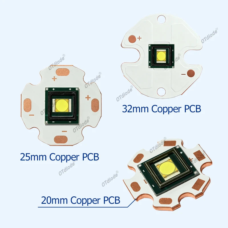 Diode led blanc 6000k moderne imprimée pcb 10mm 20mm 25mm 32mm