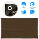 toile protection solaire marron clair maille fine métalliques 2m 3m 3m 4m opaques moderne