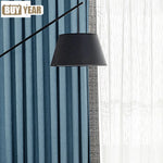 rideau bleu marine moderne rayures verticales salon chambre tissu épais opaque
