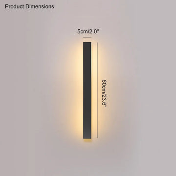 applique murale led noire moderne extérieure étanche jardin terrasse balcon éclairage extérieur maison