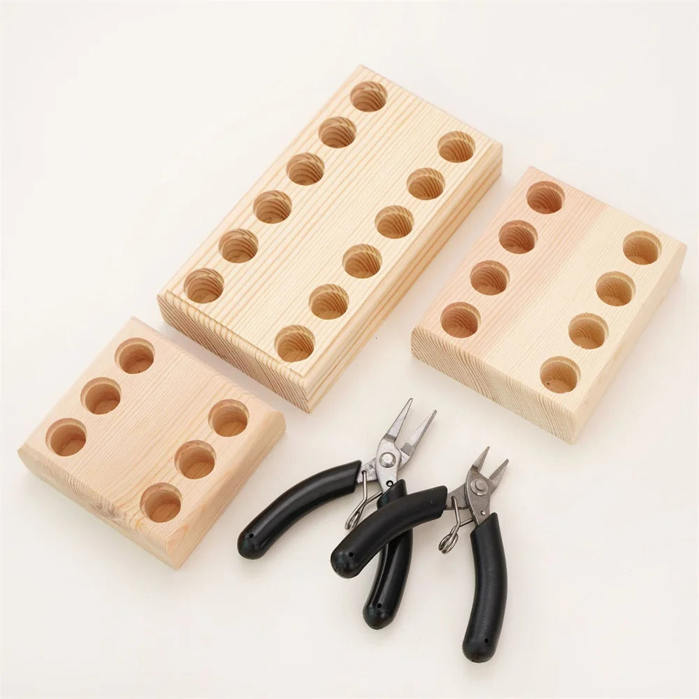 porte outils bois naturel simple pinces outils bricolage maison rustic