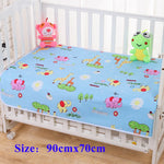 coussin change bébé blanc motif animalier waterproof moderne taille 70x90cm
