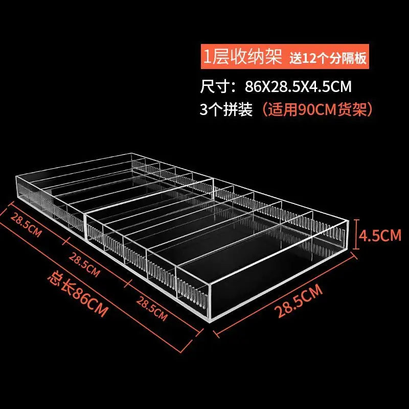 organisateur moderne réutilisable transparent pliable respectueux environnement adhésif articles divers stockage