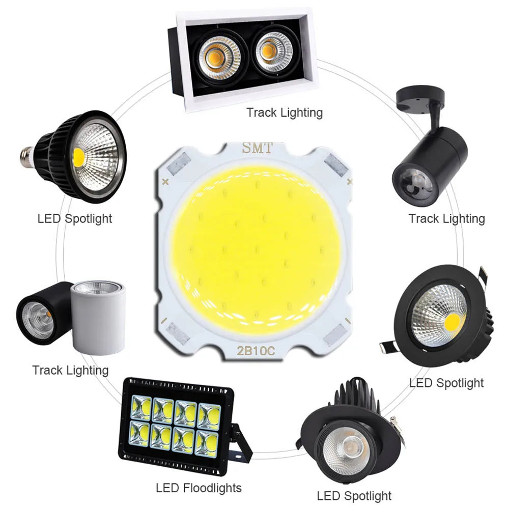 LED COB 3W 5W orange blanc jaune 22x24mm modernes puissantes
