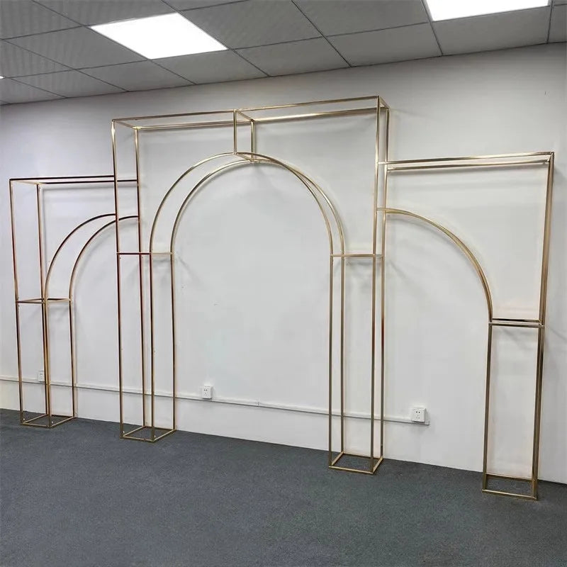 structure décorative moderne or géométrique intérieur extérieur 200cm 140cm