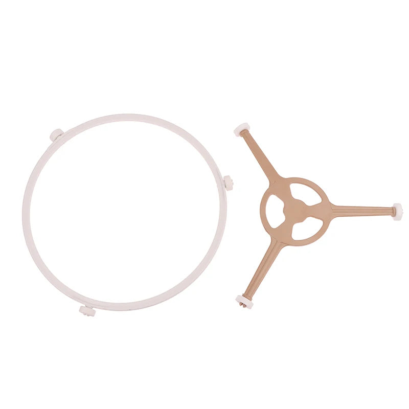 anneaux broder tapis cuisson outils pâtisserie blanc marron clair rond lisse classique fixations