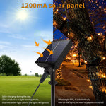 Panneau solaire guirlande extérieur