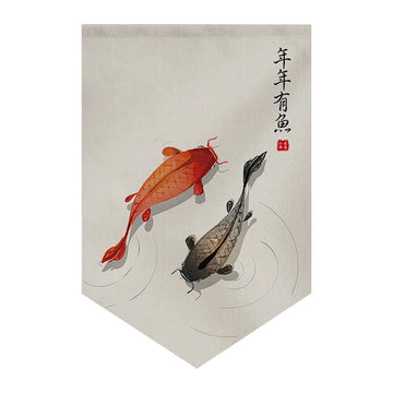 rideau porte japonais noren coton motif traditionnel poisson sushi décoration cuisine séparation intérieur maison