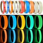 ruban lumineux adhésif orange bleu vert blanc moderne décoration maison diy 3m