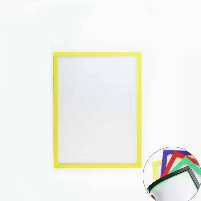 cadre photo magnétique coloré A5 transparent vert jaune bleu rouge rectangulaire moderne decorationintérieur