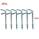 Support plante vert rond moderne 16cm 27cm plastique lisse pièces