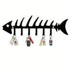 porte clefs mural noir silhouette chien pattes moderne decoration maison objet decoratif