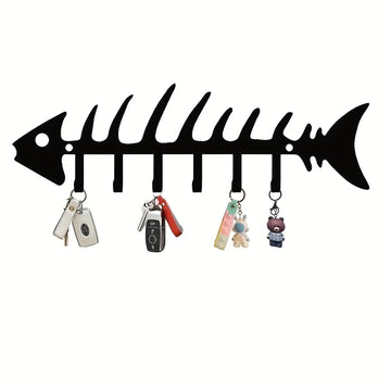 porte clefs mural noir silhouette chien pattes moderne decoration maison objet decoratif
