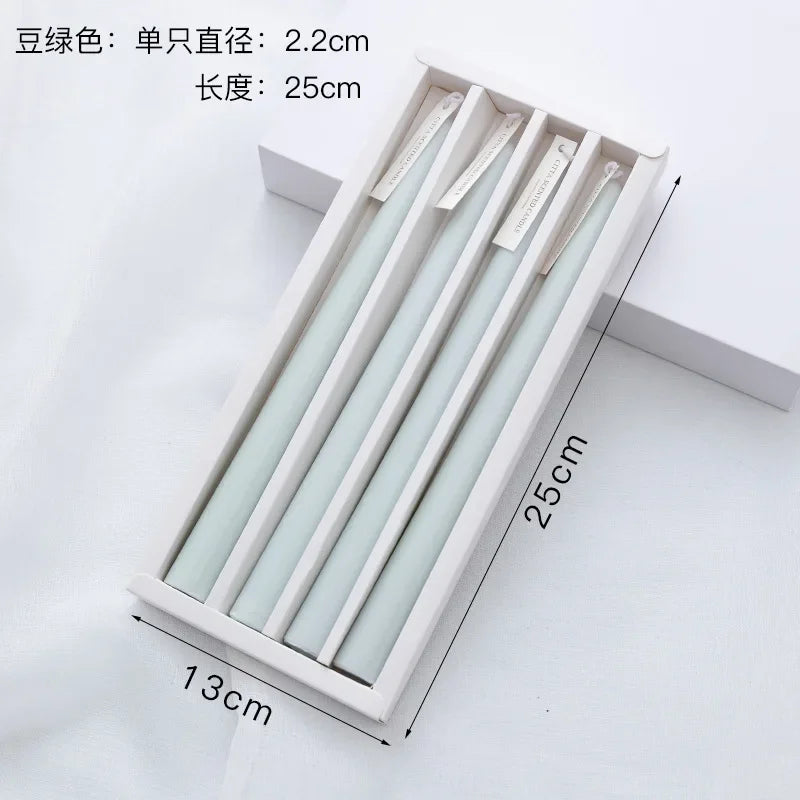 support bougie transparent moderne raisonné injection molding gradient couleur décoration ambiance