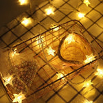 guirlande lumineuse flocons roses led batterie noël blanc rose verte festive moderne