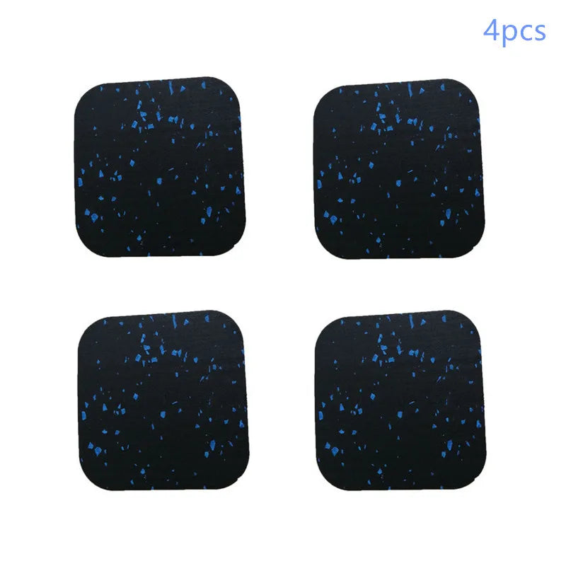 tapis sol antidérapant protection plancher caoutchouc 10x10cm noir bleu texture moderne
