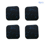 tapis sol antidérapant protection plancher caoutchouc 10x10cm noir bleu texture moderne