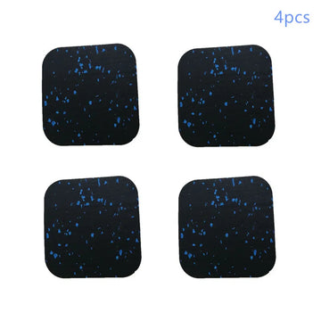 tapis sol antidérapant protection plancher caoutchouc 10x10cm noir bleu texture moderne