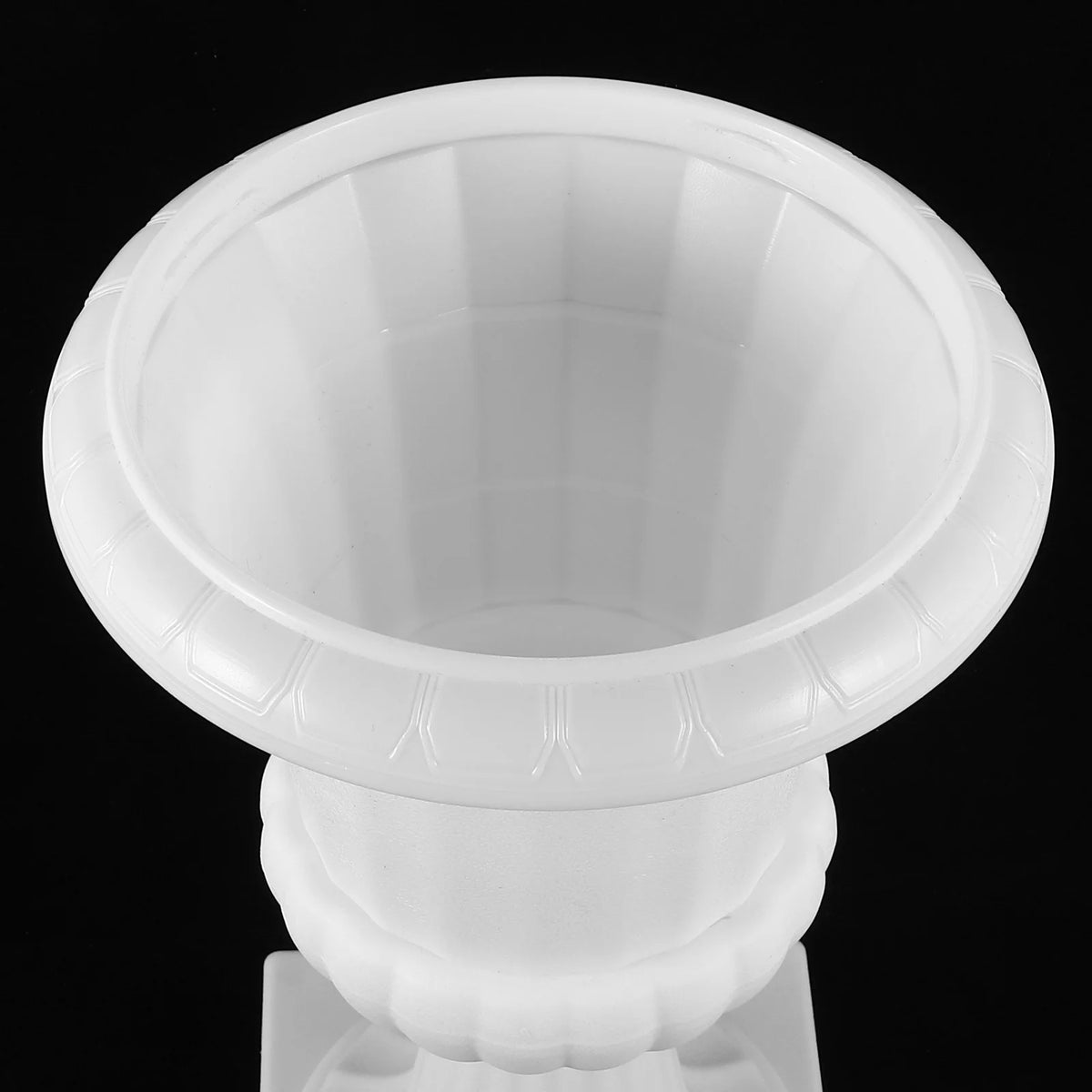 vase blanc classique rayures verticales fleurs artificielles décoration intérieure pot fleur stable transparent opaques