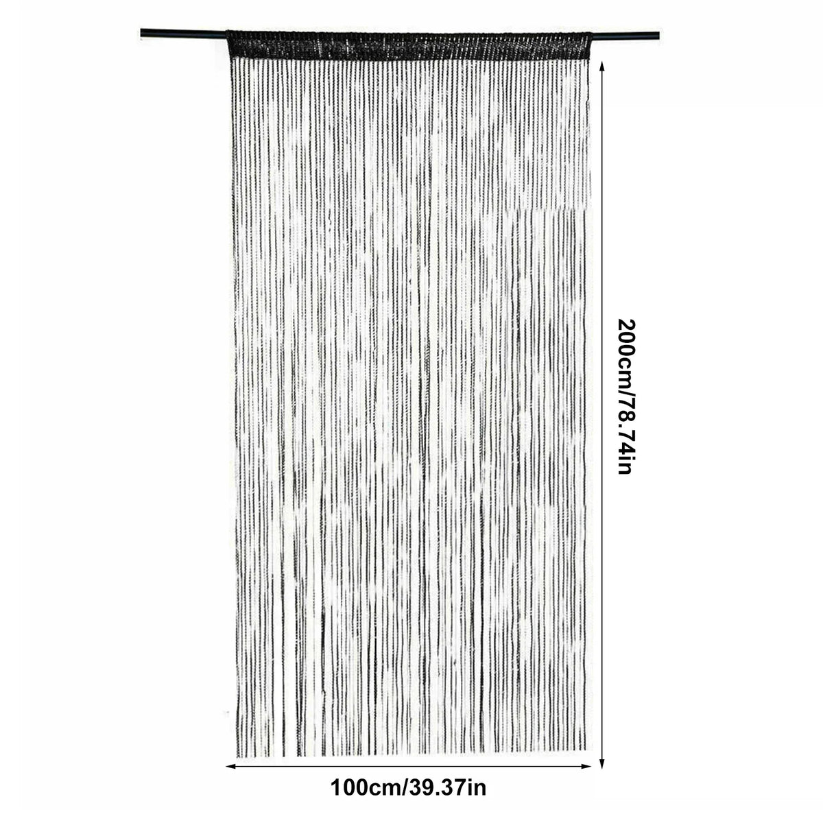 rideau franges multicolore moderne opacité eyelets extérieur polyester chambre salon decoration
