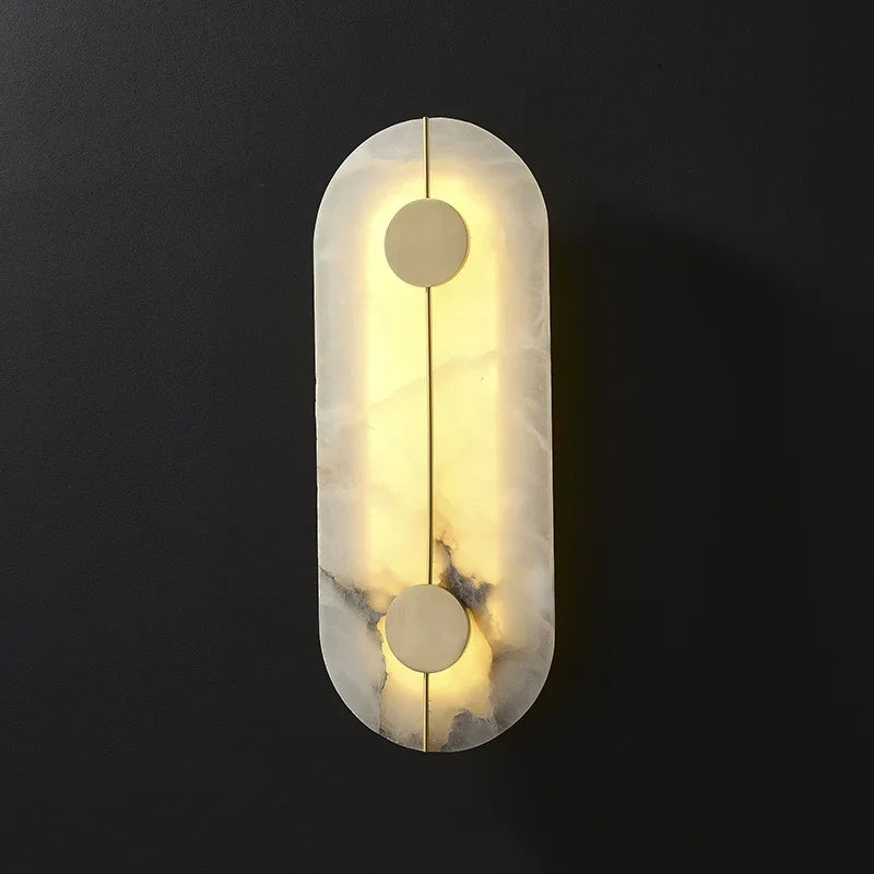 lampe murale moderne marbre cuivre blanc doré certification ccc cqc ul vde