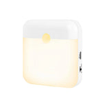 lampe nuit blanche moderne détecteur mouvement rechargeable modes lumière auto éteignante
