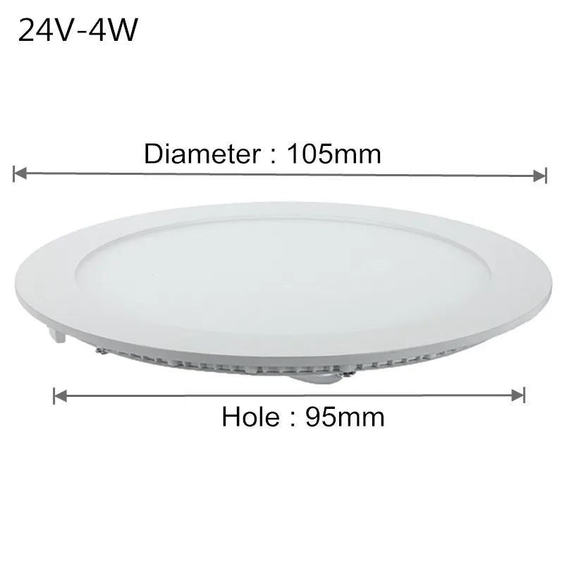 plaque led moderne blanc 12v 24v 3w 4w 6w 9w 12w 15w 25w ac