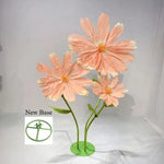fleurs artificielles papier grandes marguerites décoration mariage anniversaire événements transparentes moderne minimaliste
