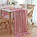 serviette table rose clair moderne minimaliste polyester beige rouge gris clair vert pastel