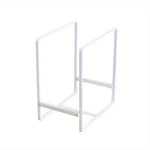 support assiettes noir blanc moderne minimaliste cuisine rangement vertical horizontal ustensiles