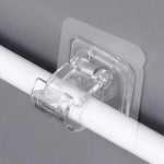 crochet rideau transparent moderne adhésif lot fenêtre décoration sans perçage