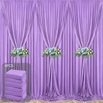 rideau fond scène blanc rose rouge moderne panneaux poignées 5ft 10ft opaques