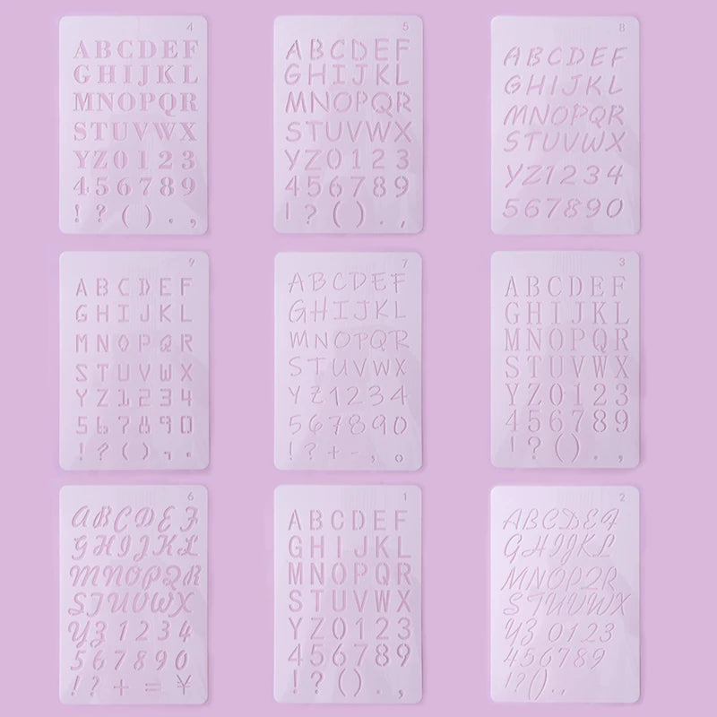 moule décoration gâteau alphabet numérique transparent lettres chiffres ponctuation respectueux environnement