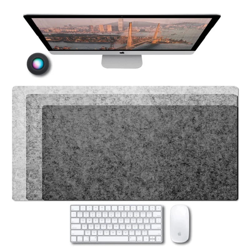 tapis souris gris foncé texture points blancs moderne antidérapant souris clavier tasse