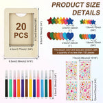 kits cadres photo peindre texturés strass décoration créative artisanale enfants