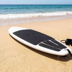 tapis antidérapant autoadhésif découpable surf paddleboard motifs abstraits diamantés blanc noir bleu