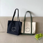 sac main blanc motif simple décontracté occlusion complète personnalisable silk screen printing casual sans