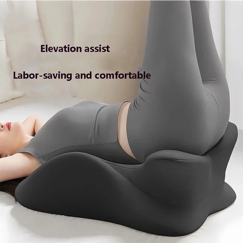coussin ergonomique mousse mémoire forme colonne gris clair confortable ajustable lit canapé soulagement douleur