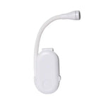 lampe lecture flexible rechargeable led blanc noir moderne clips contrôle veille usb