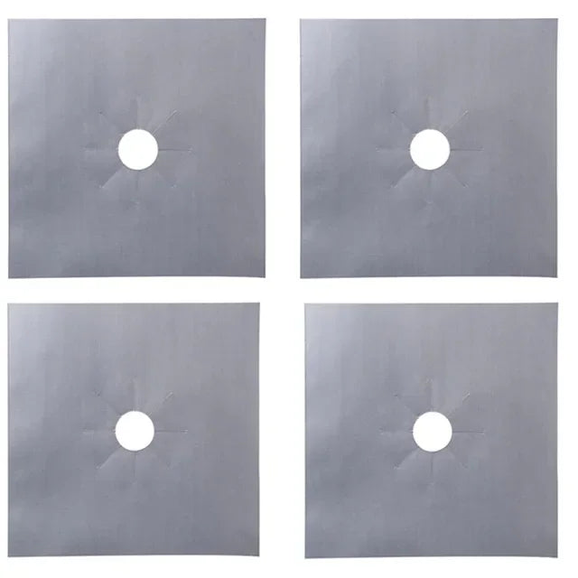 protège plaque cuisinière adhésif gris noir antiadhésif réutilisable moderne ecofriendly