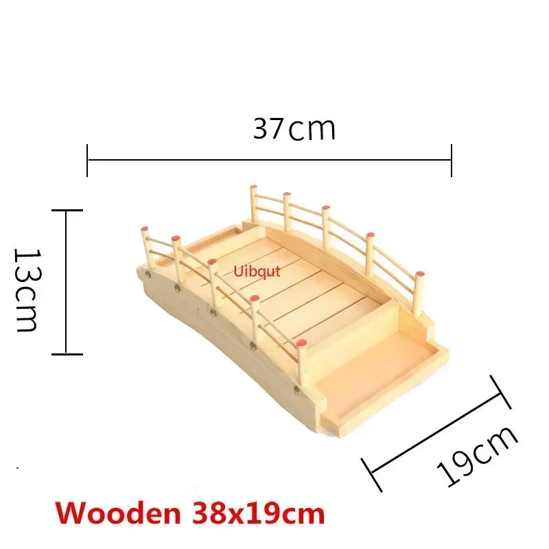plateau sushi bois moderne bateau sushi assiettes sashimi
