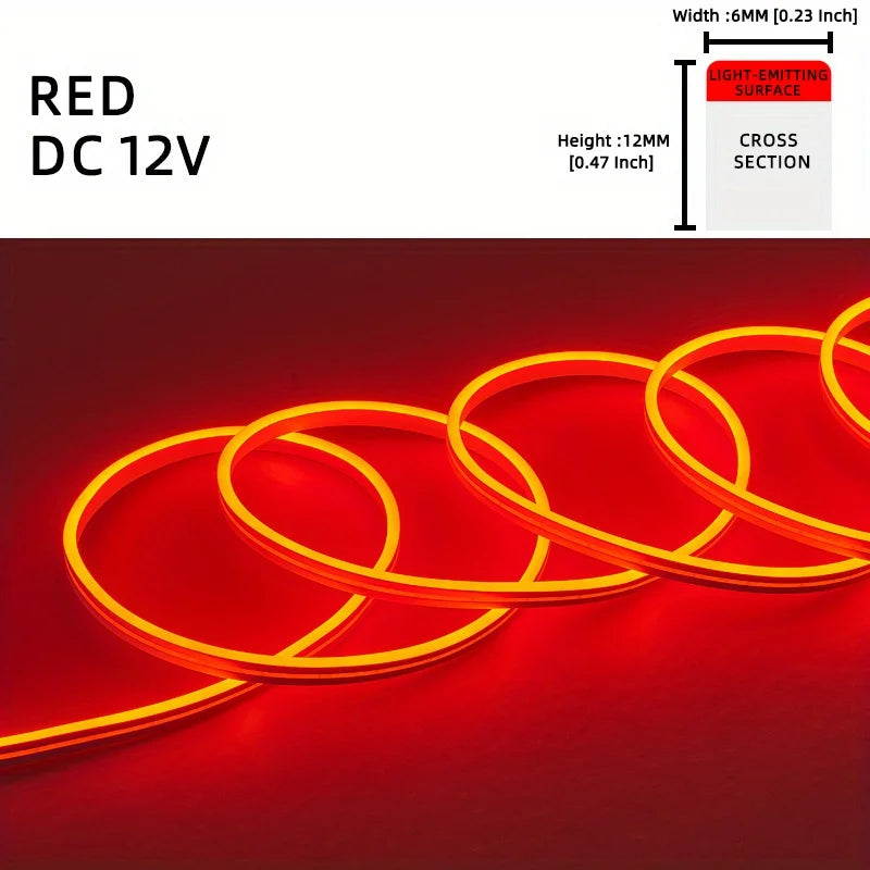 ruban led flexible 5m rouge vert bleu blanc orange rose violet adhésif moderne lisse