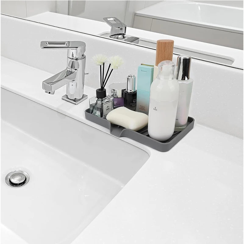 support vaisselle silicone gris blanc vert rose rayures modernes