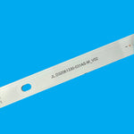 barre lumineuse led blanc moderne connecteur led étiquette technique symboles polarité numéro pièce