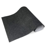 tapis silencieux feutre autoadhésif isolation son maison noir gris absorbant