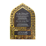 plaque décorative religieuse or noir motif géométrique ajouré clés coeur métal artisanal élégant