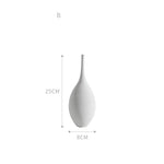 vase decoratif porcelaine moderne minimaliste couleur beige marron brun rouille blanc noir gris