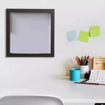cadre mural contemporain noir blanc bois clips transparent simple 15 20 29 cm souvenirs