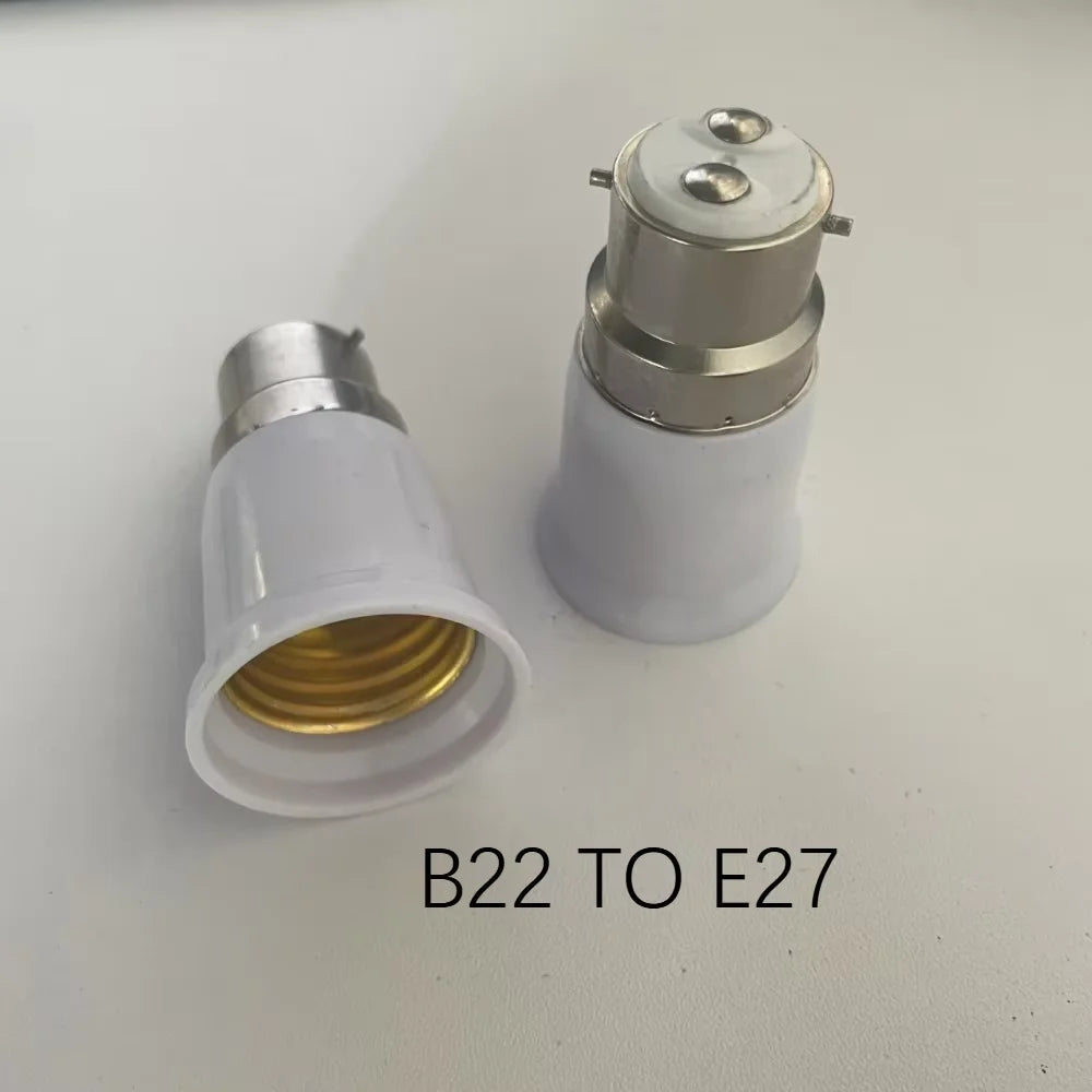 adaptateur culot e27 blanc moderne adhésif extension lampe deux têtes abs métal certification