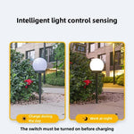 lumière solaire blanche moderne sphérique autoinstallation extérieure jardin décoration festiveextérieur led ip65 étanche